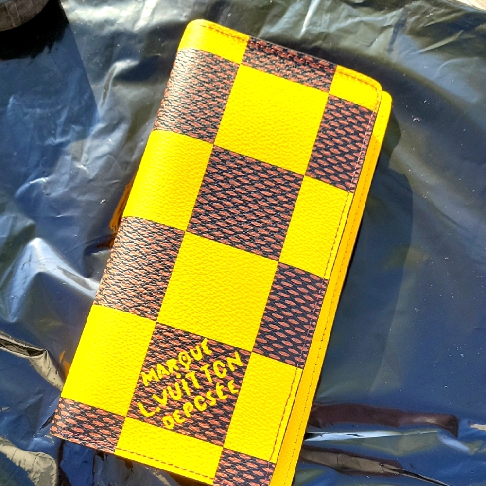 2024 Louis VUITTON DAMIER POP PORTEFEUILLE BRAZZA WALLET Full Set